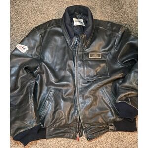 Vtg 1990‎ Polaris XL Leather Hein Gericke Snowmobile Jacket